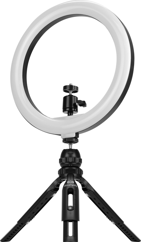 Streamplify - Ring Light Streamplify LIGHT 10 254cm 5V USB - Preto