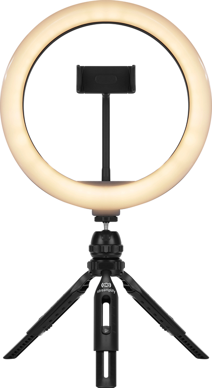Streamplify - Ring Light Streamplify LIGHT 10 254cm 5V USB - Preto