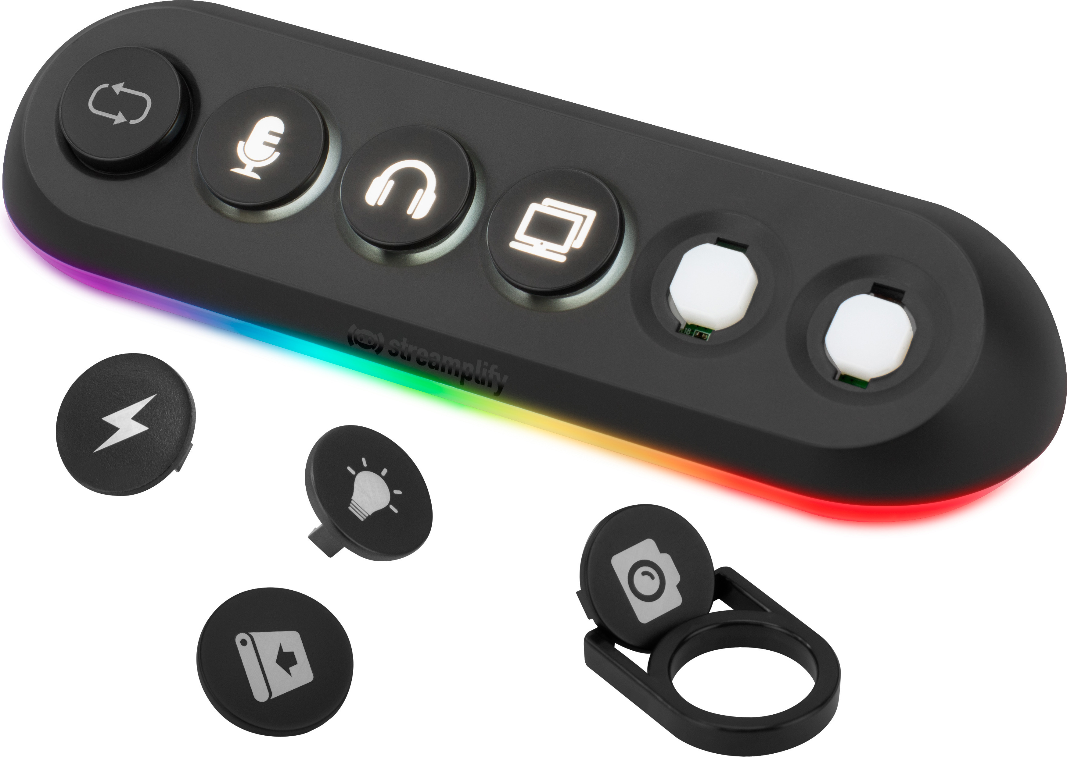 Streamplify - HUB Streamplify DECK 5 Slot RGB 12V EU - Preto