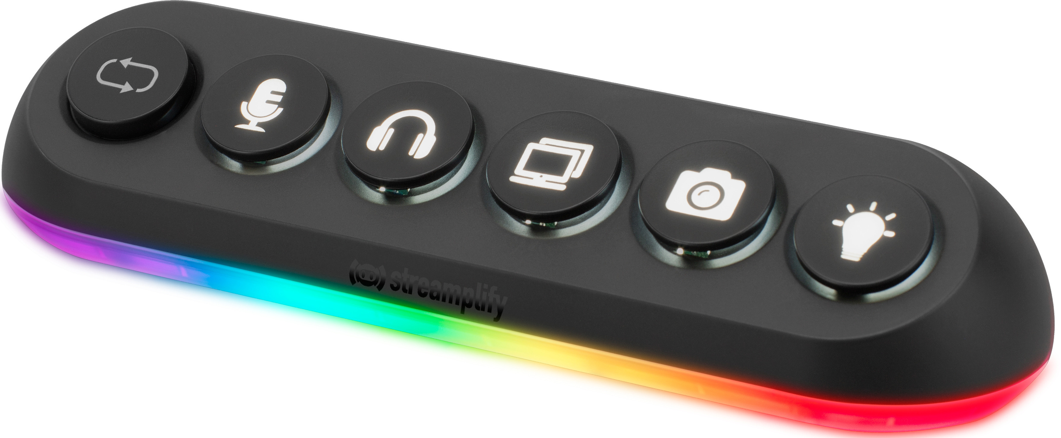 Streamplify - HUB Streamplify DECK 5 Slot RGB 12V EU - Preto