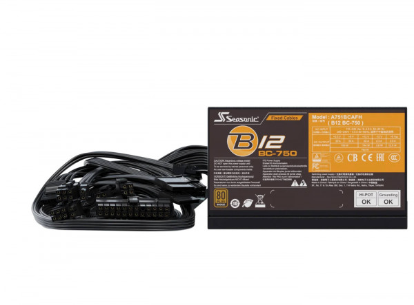 Seasonic - Fonte Seasonic Core BC-750W 80+ Bronze ATX 3.1