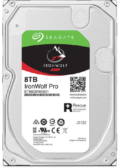 Seagate - Disco Seagate IronWolf Pro 8TB 7200rpm 256MB SATAIII