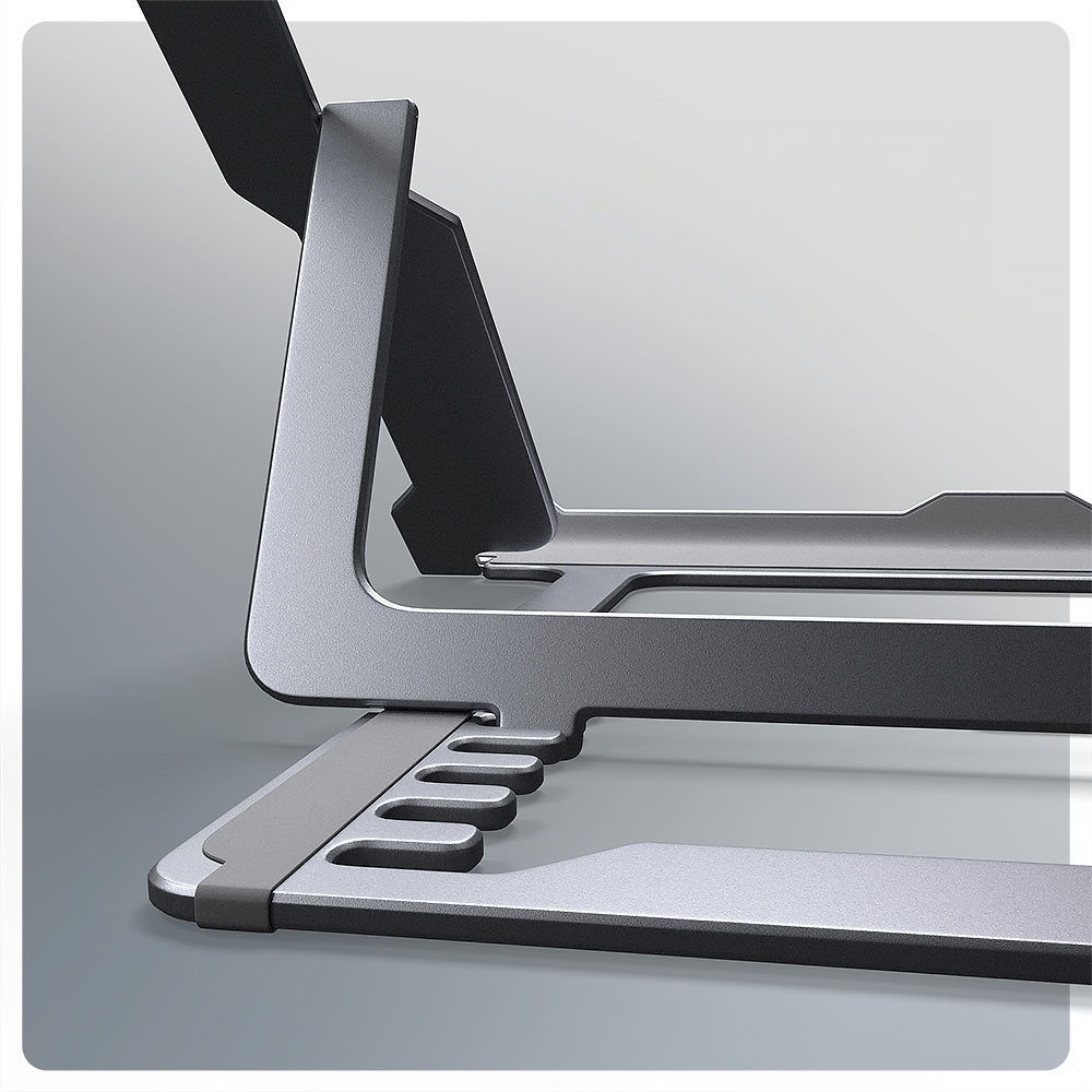 AXAGON - Suporte Elevatório AXAGON STND-LAG  para Portáteis Regulável Aluminio