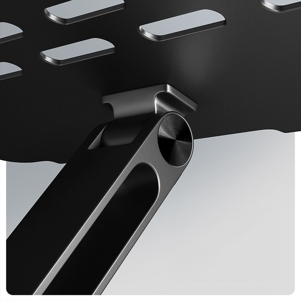 AXAGON - Suporte Elevatório AXAGON STND-LQB  para Portáteis Regulável Aluminio Preto