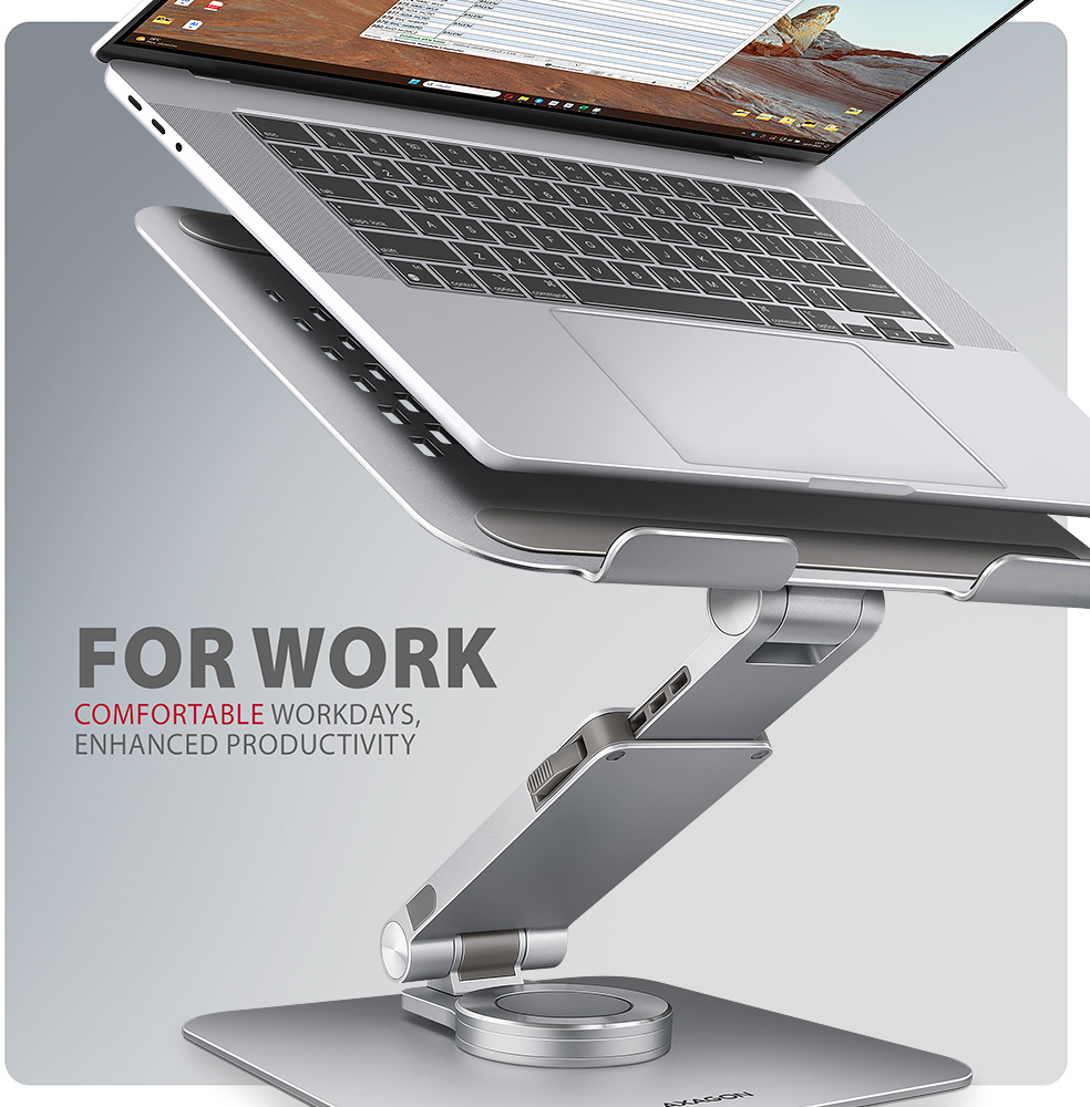 Picture of Picture of Suporte Elevatório Rotativo AXAGON STND-LR para Portáteis 10"-16"