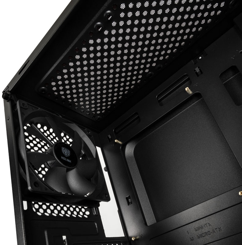 Kolink - Caixa Micro-ATX Kolink Stronghold M Vidro Temperado