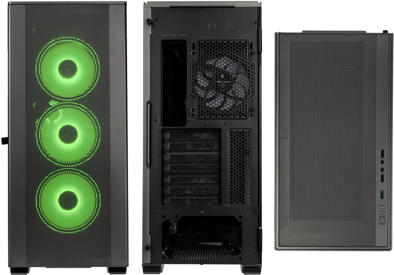 Kolink - Caixa ATX Kolink Stronghold Prism RGB Aluminio Preto