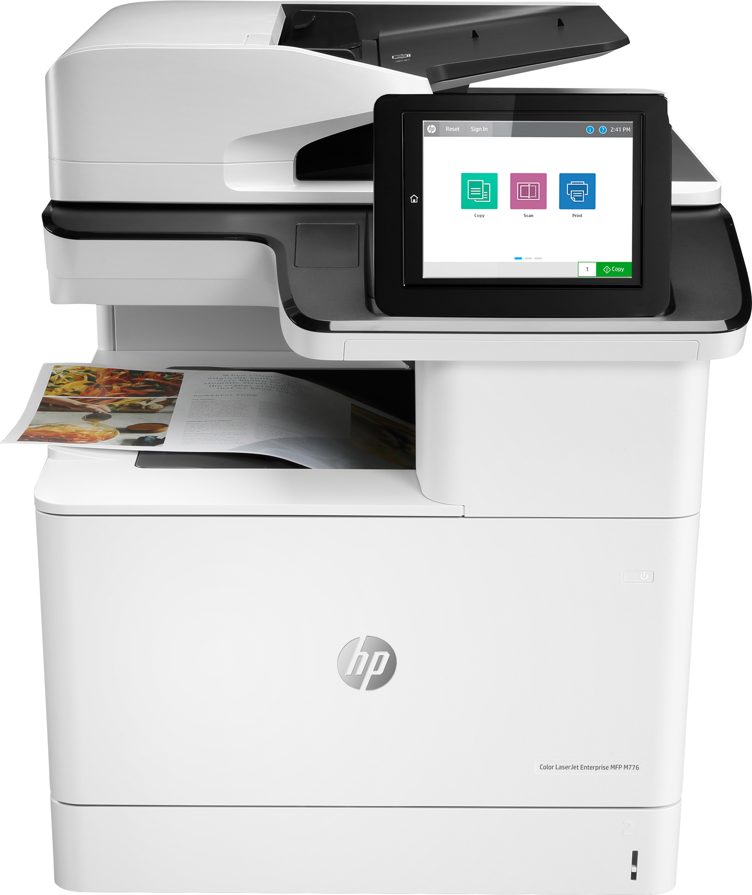Picture of Picture of Impressora Multifunções Laser HP Color LaserJet Enterprise MFP M776dn