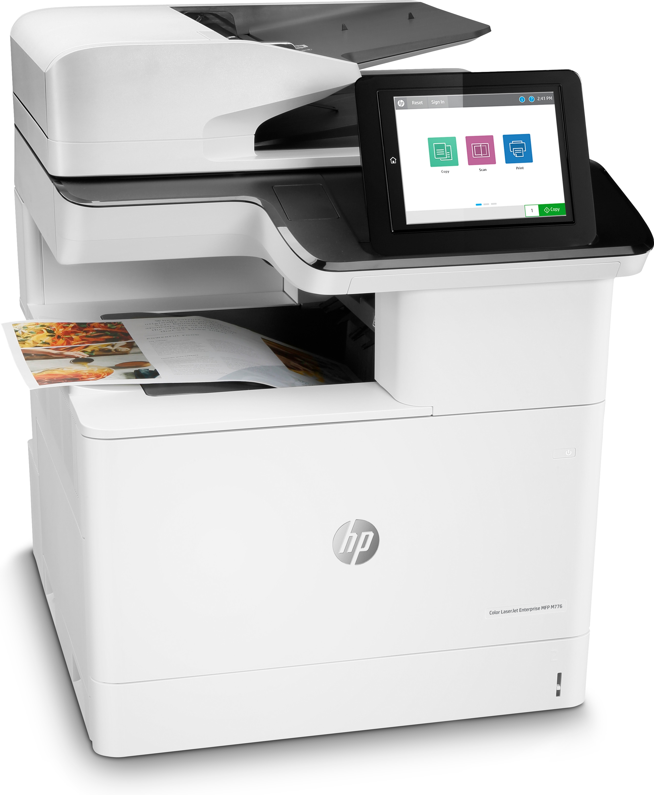 HP - Impressora Multifunções Laser HP Color LaserJet Enterprise MFP M776dn