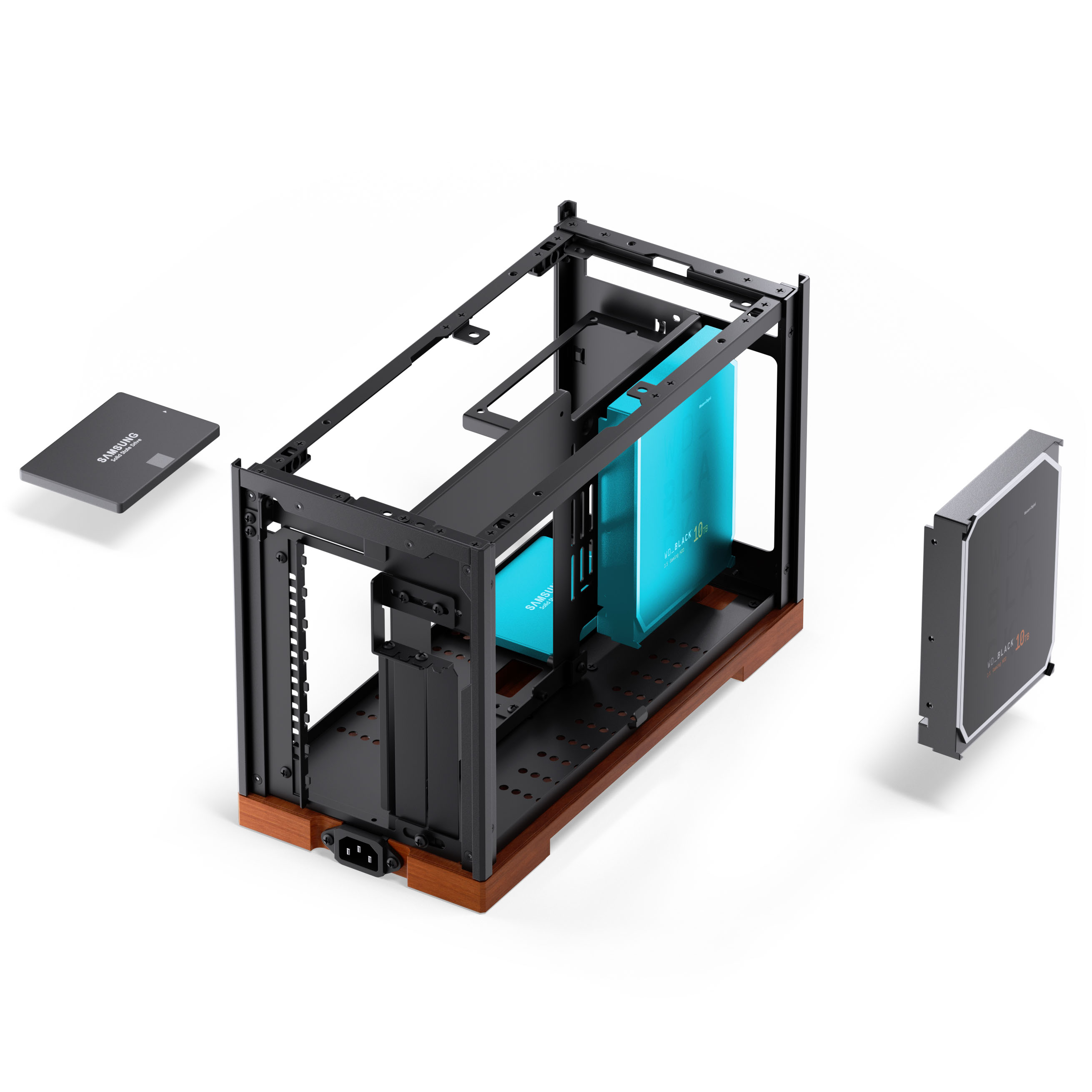 Jonsbo - Caixa Mini-ITX Jonsbo T9 Preta c/ Riser 4.0