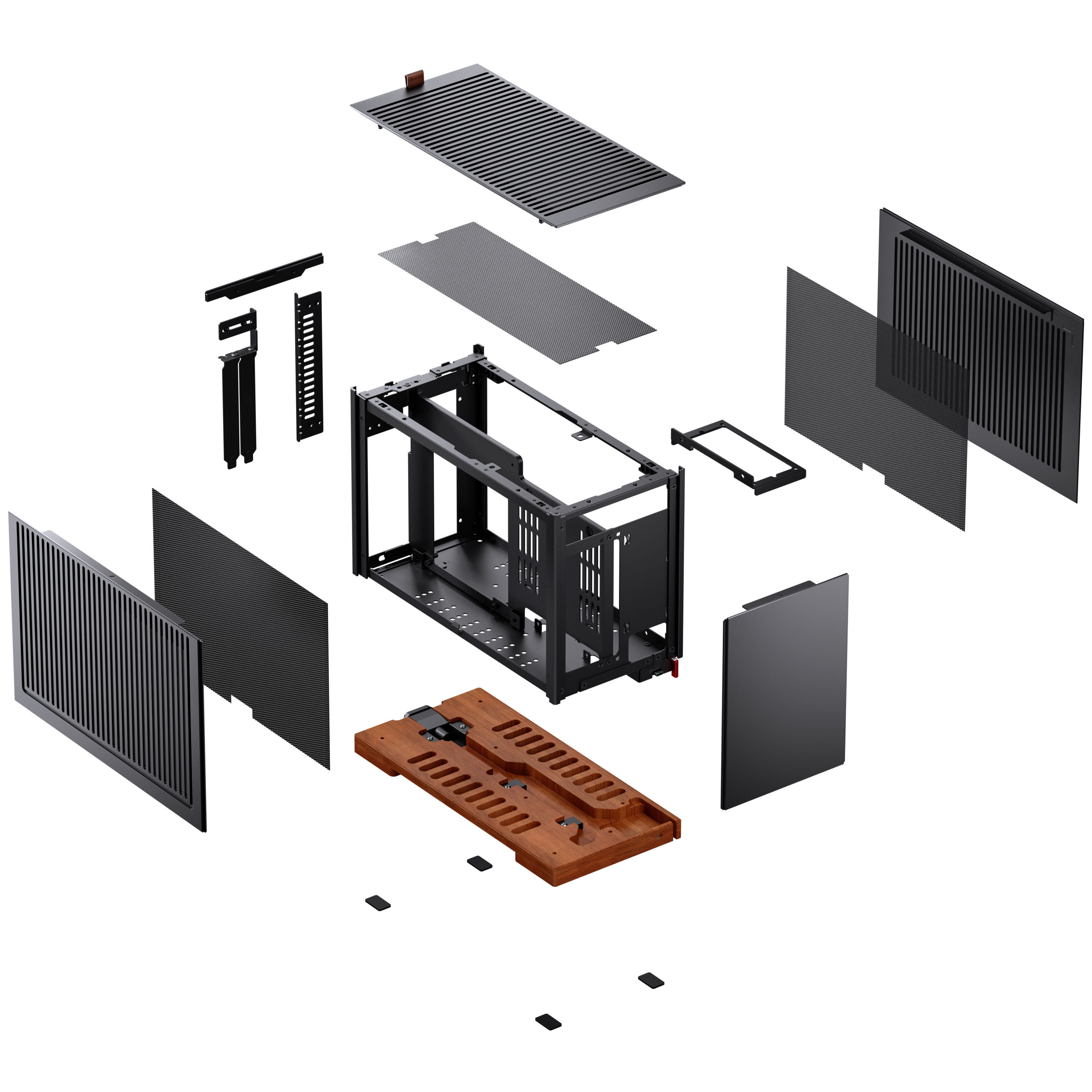 Jonsbo - Caixa Mini-ITX Jonsbo T9 Preta c/ Riser 4.0