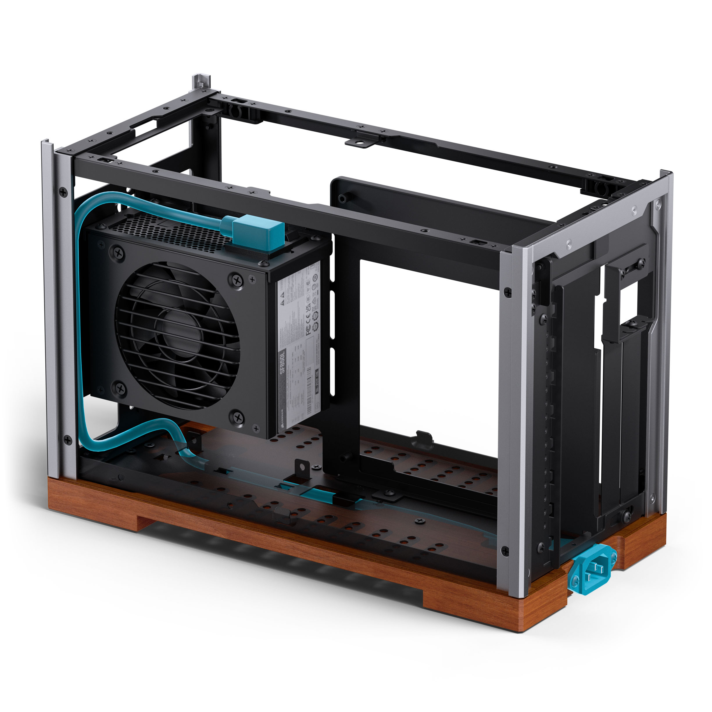 Jonsbo - Caixa Mini-ITX Jonsbo T9 Cinzenta c/ Riser 4.0