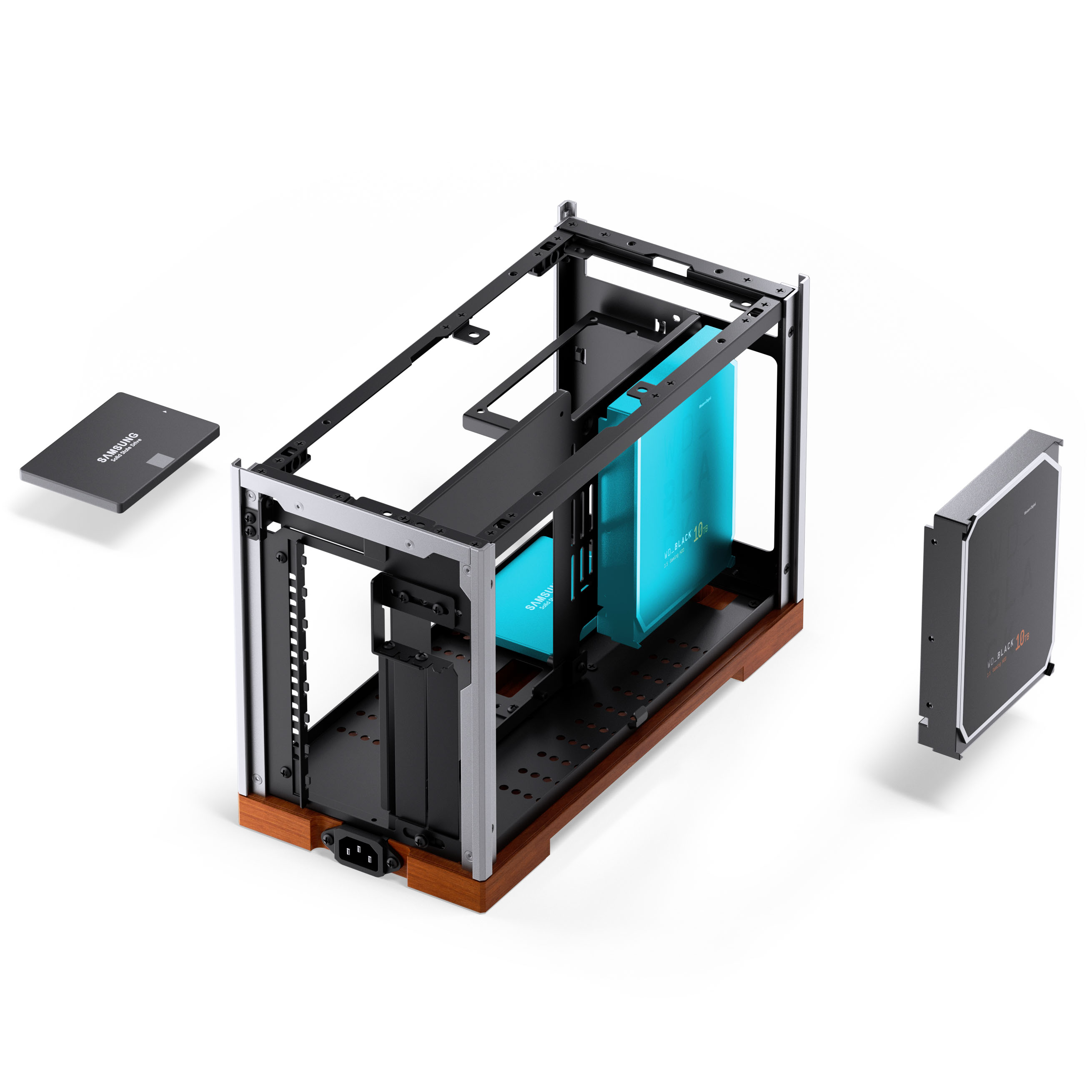 Jonsbo - Caixa Mini-ITX Jonsbo T9 Cinzenta c/ Riser 4.0