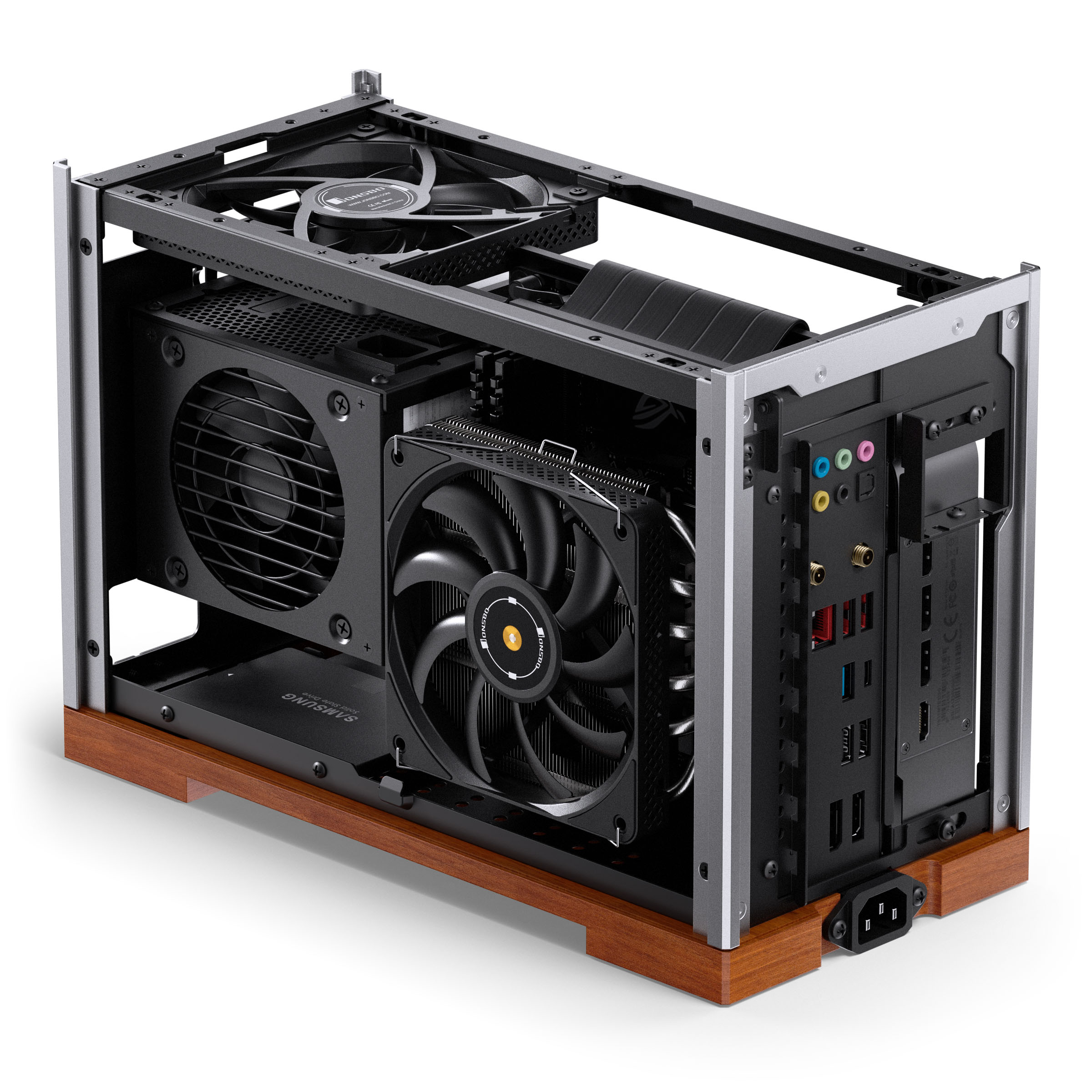 Jonsbo - Caixa Mini-ITX Jonsbo T9 Cinzenta c/ Riser 4.0