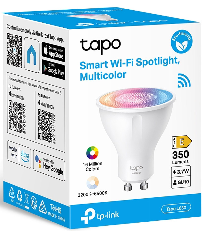 TP-Link - Lâmpada Inteligente TP-Link Tapo L630 Smart Wi-Fi c/ajuste de cor