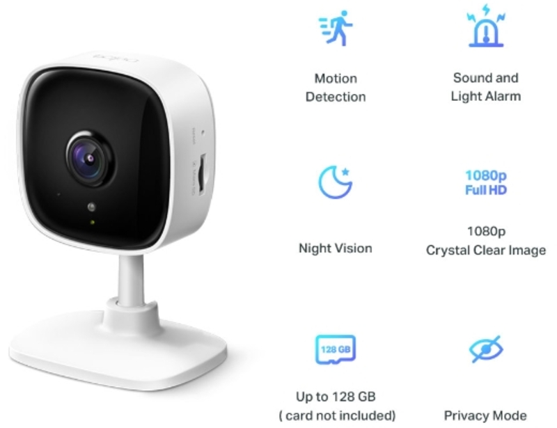 TP-Link - Câmara TP-Link Tapo TC60 Home Security FHD Wi-fi