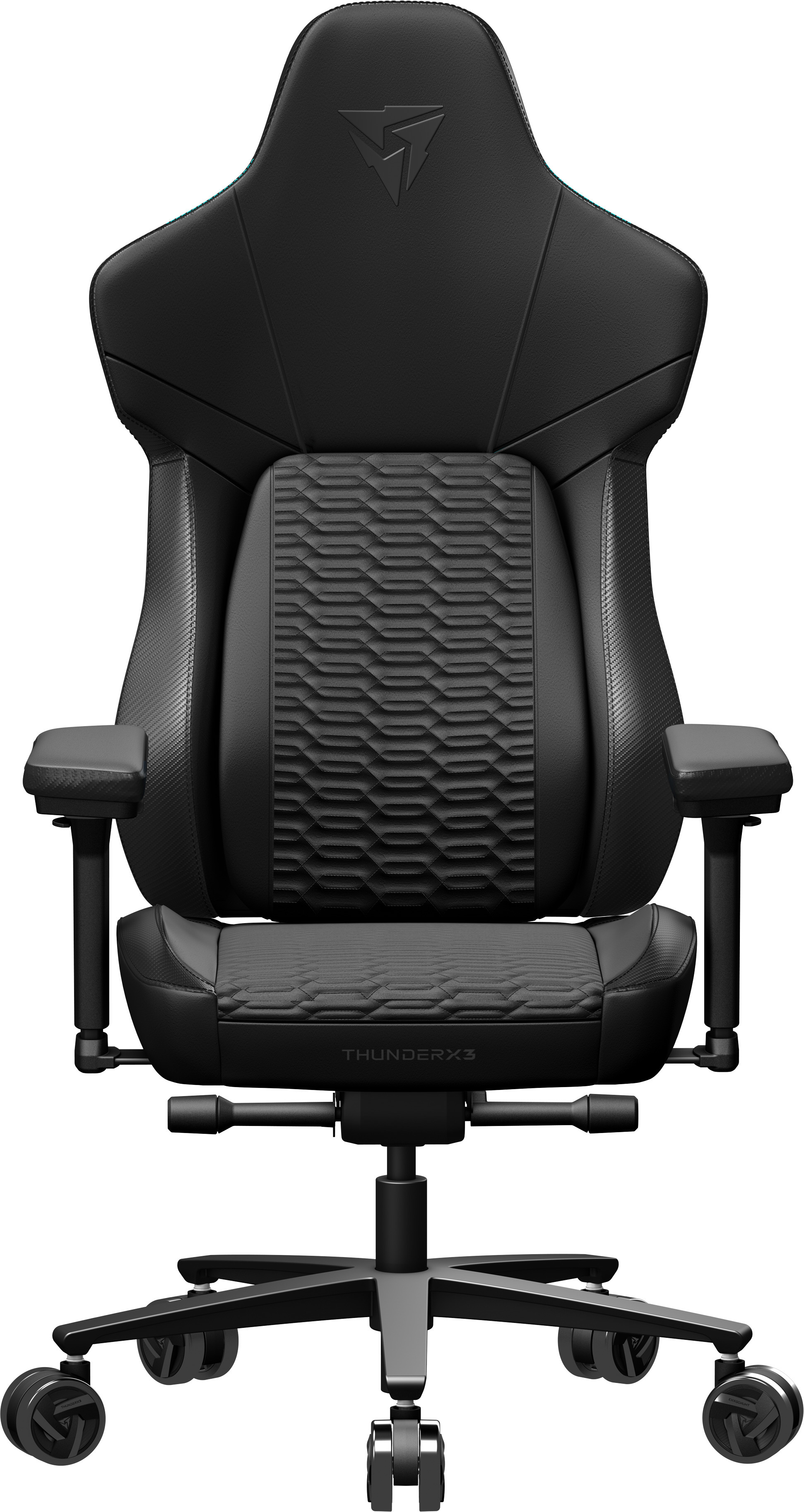 ThunderX3 - Cadeira Gaming ThunderX3 Core, Apoio lombar 360 graus - Racer Black