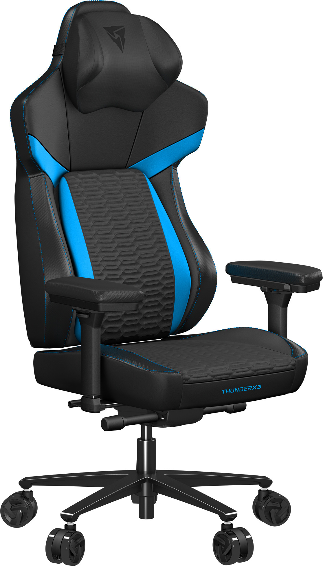 Picture of Picture of Cadeira Gaming ThunderX3 Core, Apoio lombar 360 graus - Racer Blue