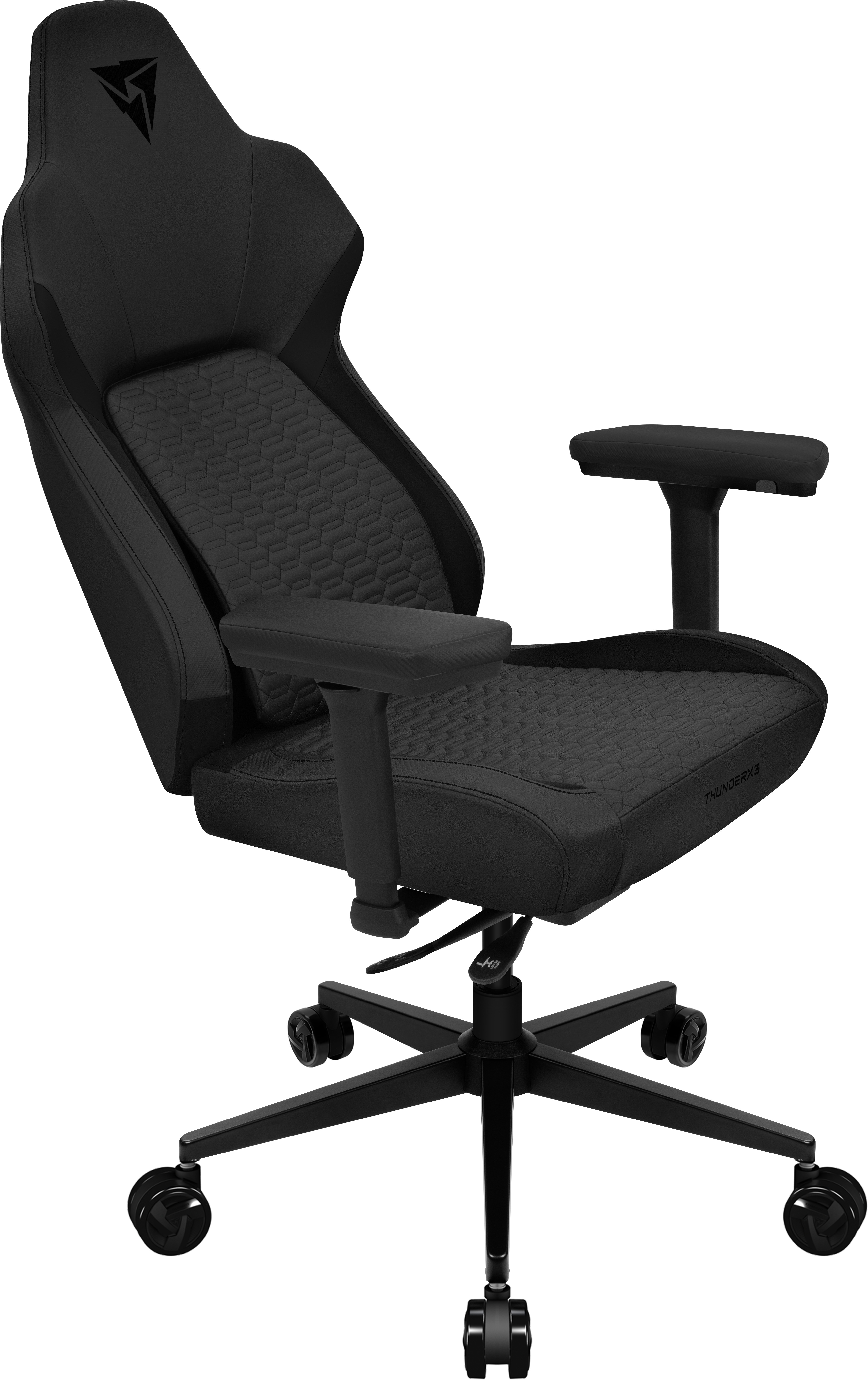 ThunderX3 - Cadeira Gaming ThunderX3 Core Smart, Apoio lombar 180 graus - Racer Black