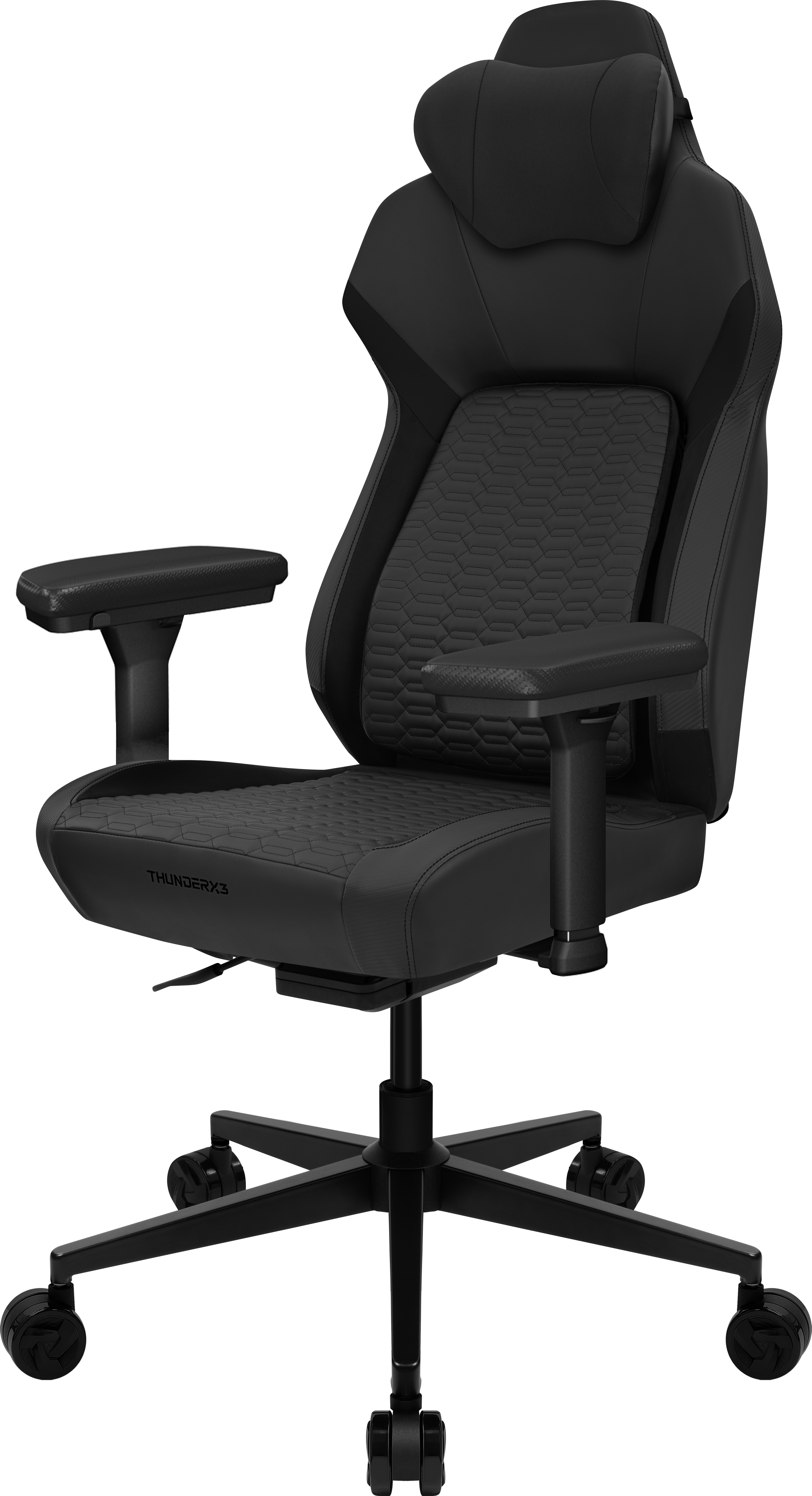 Picture of Picture of Cadeira Gaming ThunderX3 Core Smart, Apoio lombar 180 graus - Racer Black