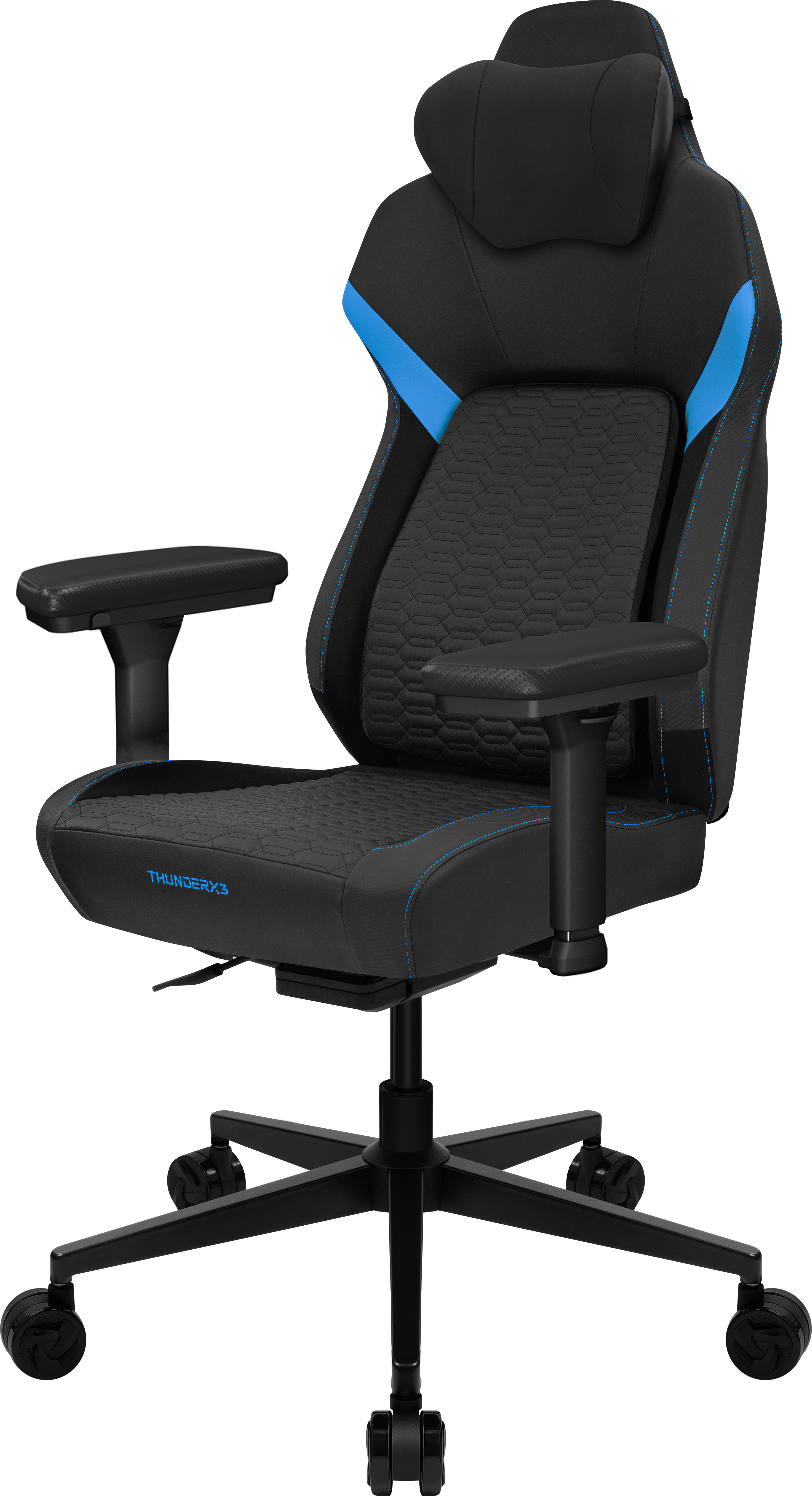 Picture of Picture of Cadeira Gaming ThunderX3 Core Smart, Apoio lombar 180 graus - Racer Blue
