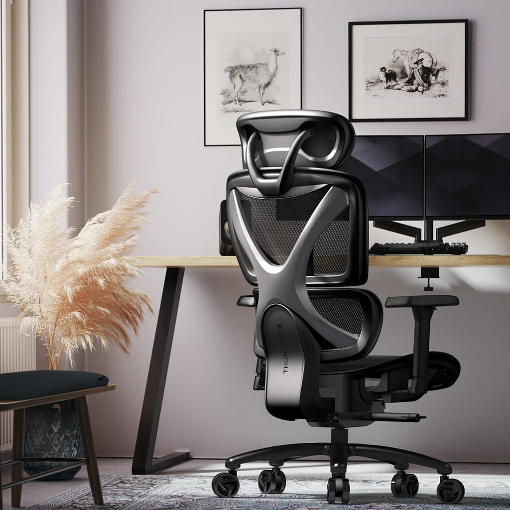 ThunderX3 - Cadeira Gaming Ergonomica ThunderX3 XTC - Preto/Preto