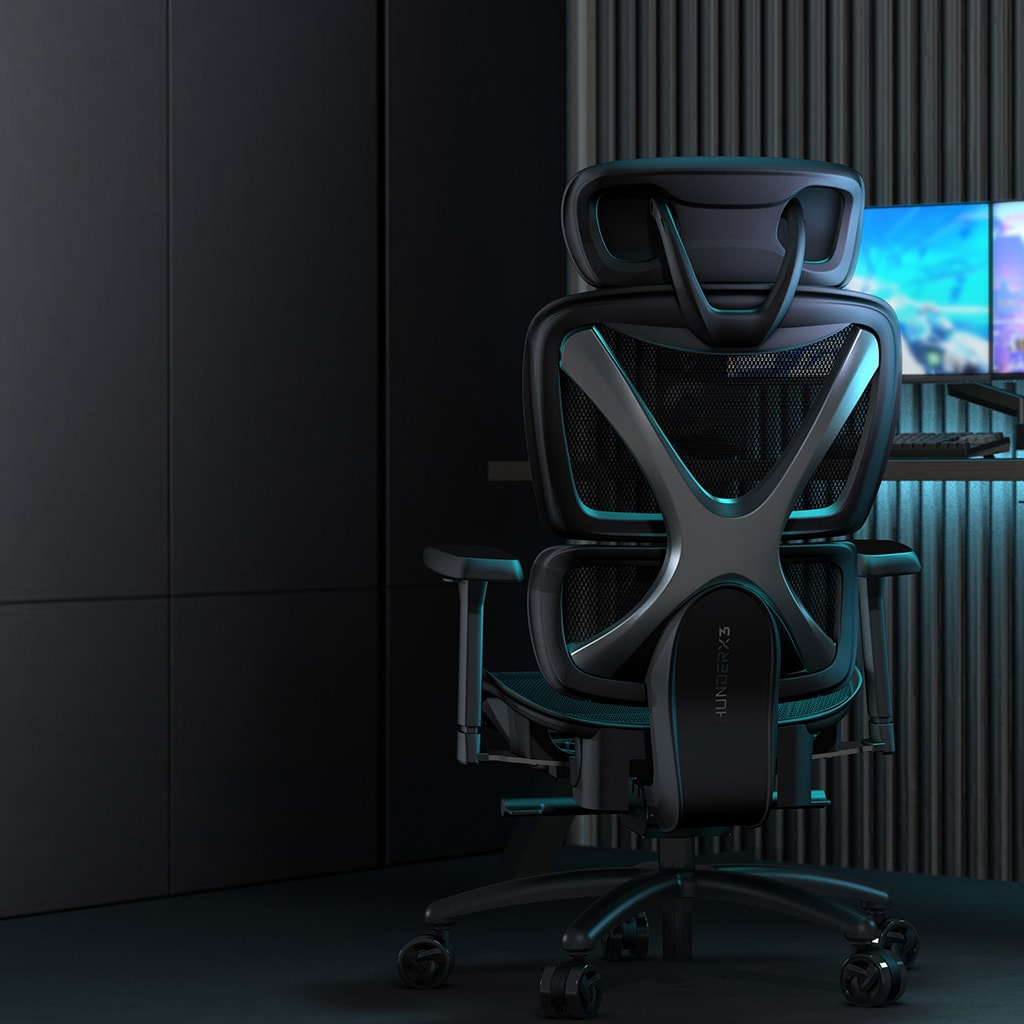 ThunderX3 - Cadeira Gaming Ergonomica ThunderX3 XTC - Preto/Preto
