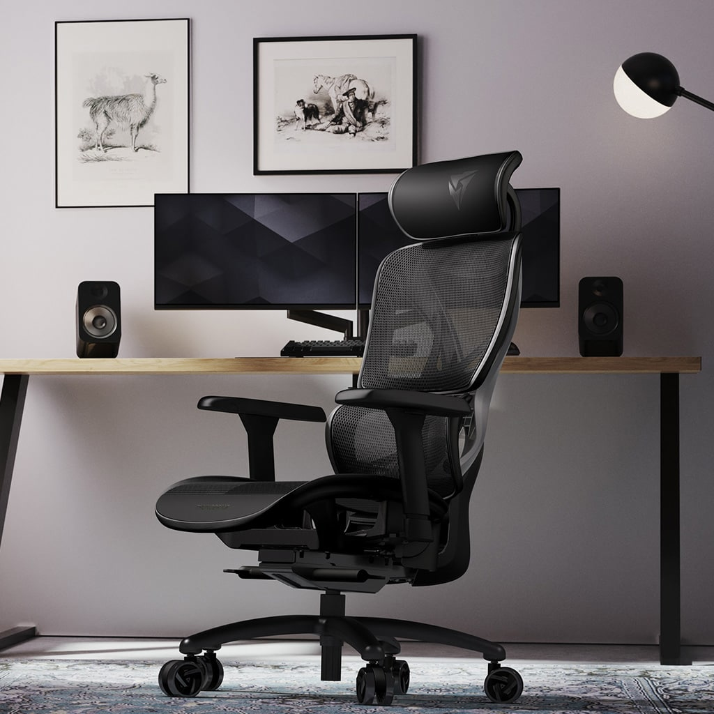 ThunderX3 - Cadeira Gaming Ergonomica ThunderX3 XTC - Preto/Preto