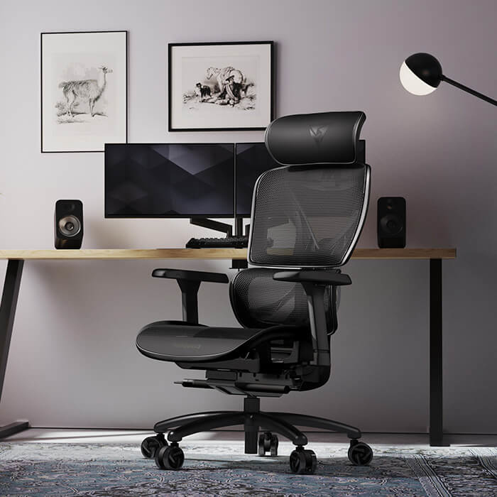 ThunderX3 - Cadeira Gaming Ergonomica ThunderX3 XTC - Preto/Preto