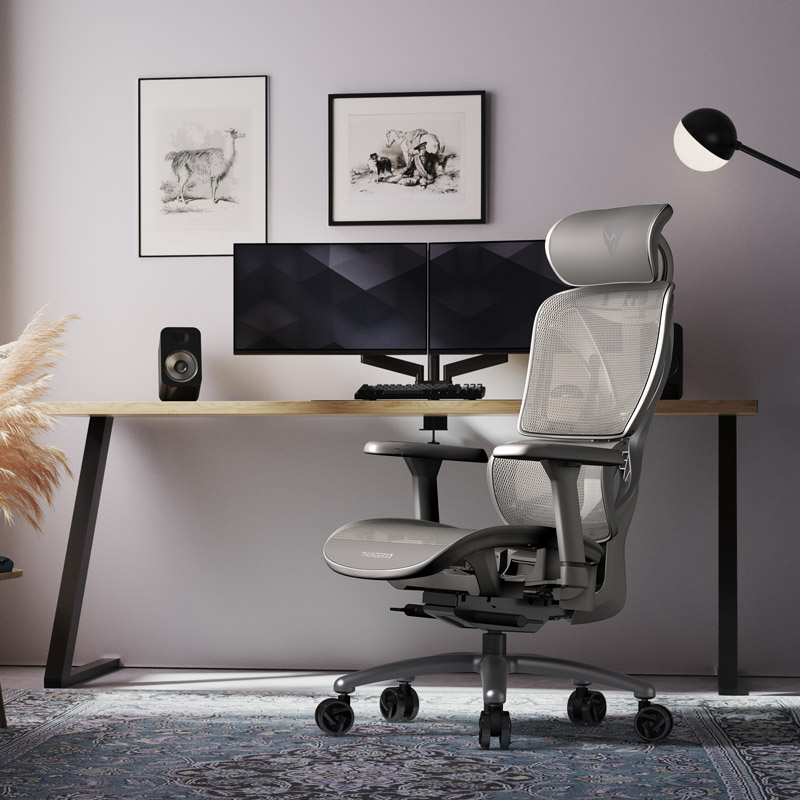 ThunderX3 - Cadeira Gaming Ergonomica ThunderX3 XTC - Cinza