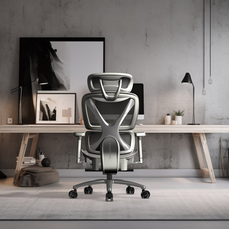 ThunderX3 - Cadeira Gaming Ergonomica ThunderX3 XTC - Cinza