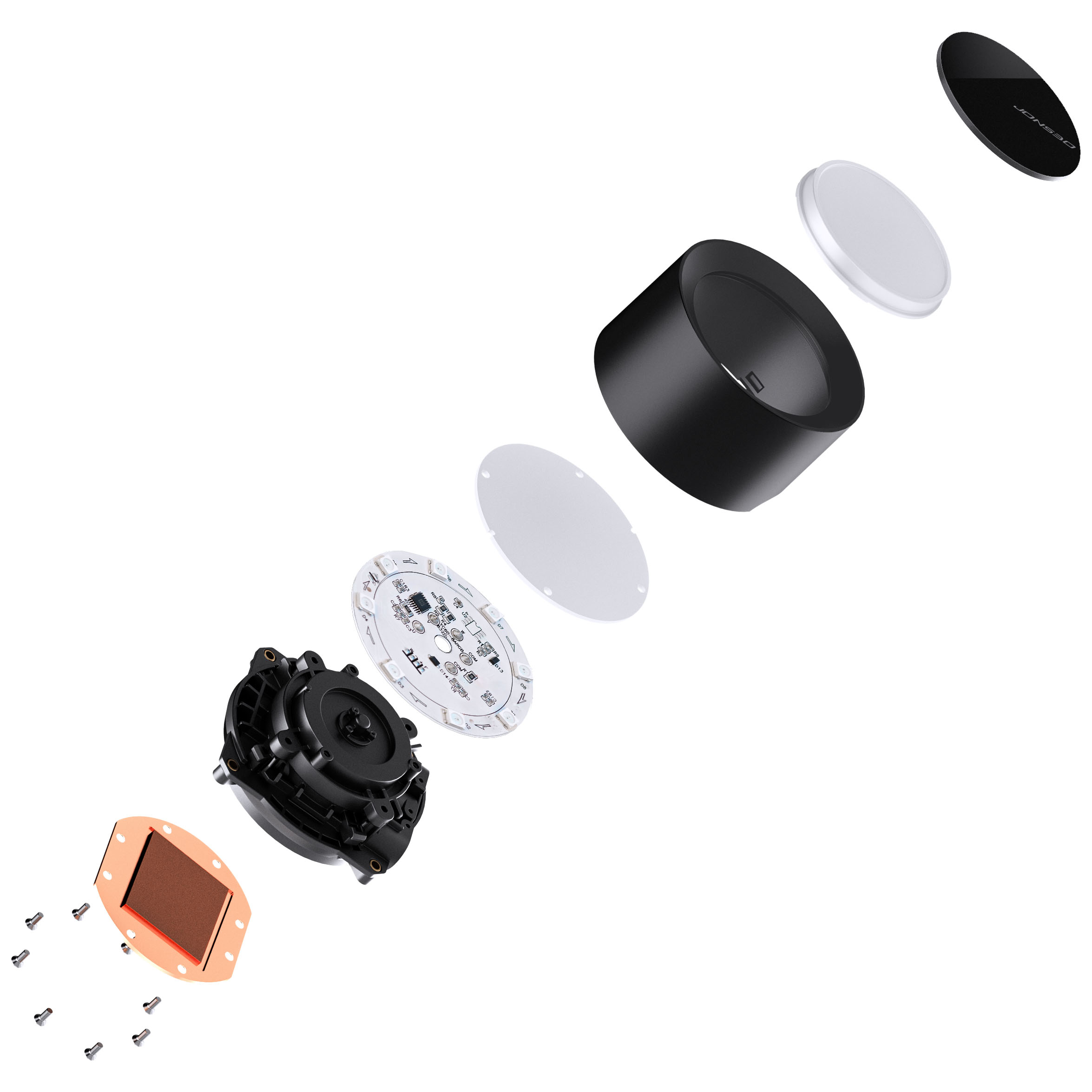 Jonsbo - Water Cooler CPU Jonsbo TG-240 ARGB Preto - 240mm