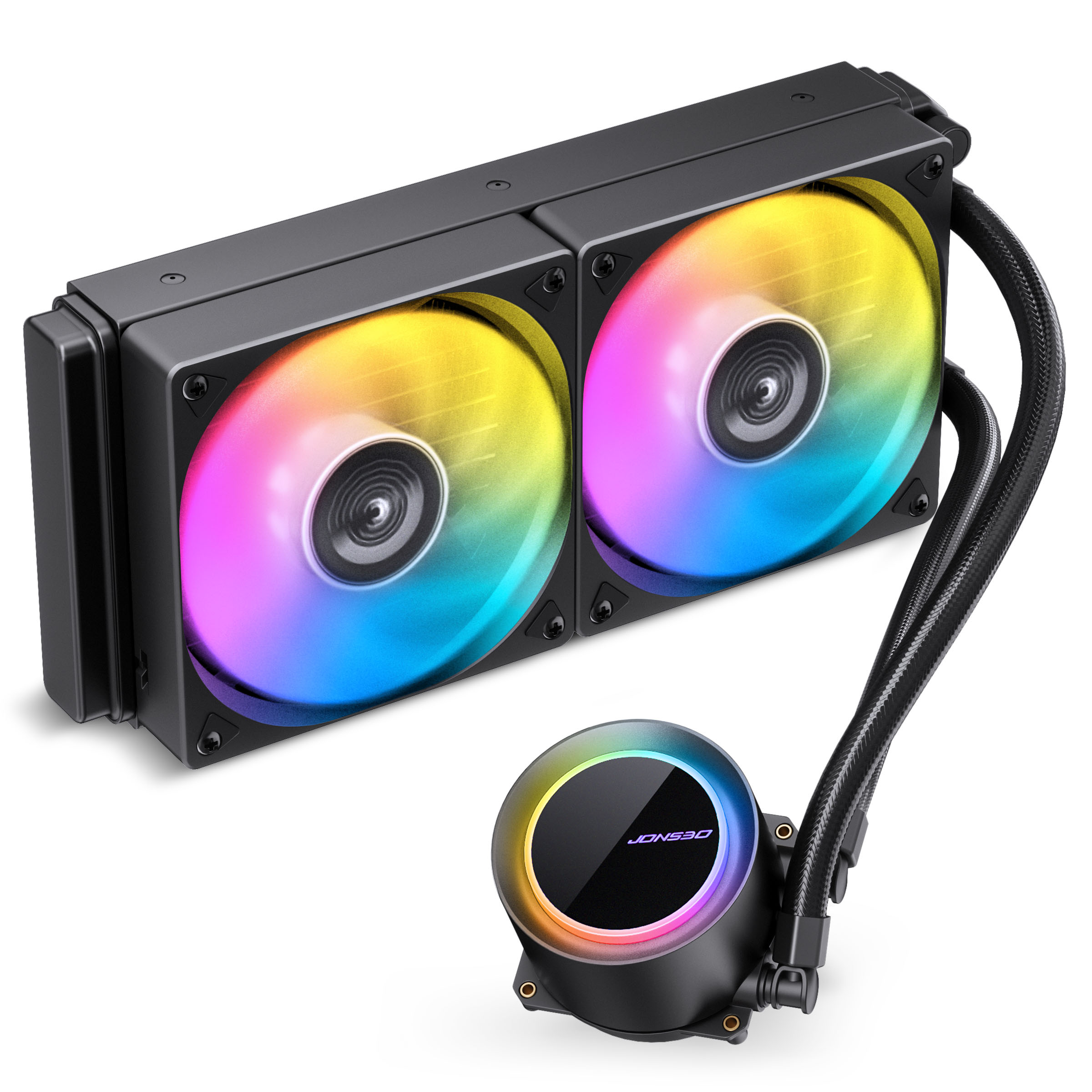 Picture of Picture of Water Cooler CPU Jonsbo TG-240 ARGB Preto - 240mm