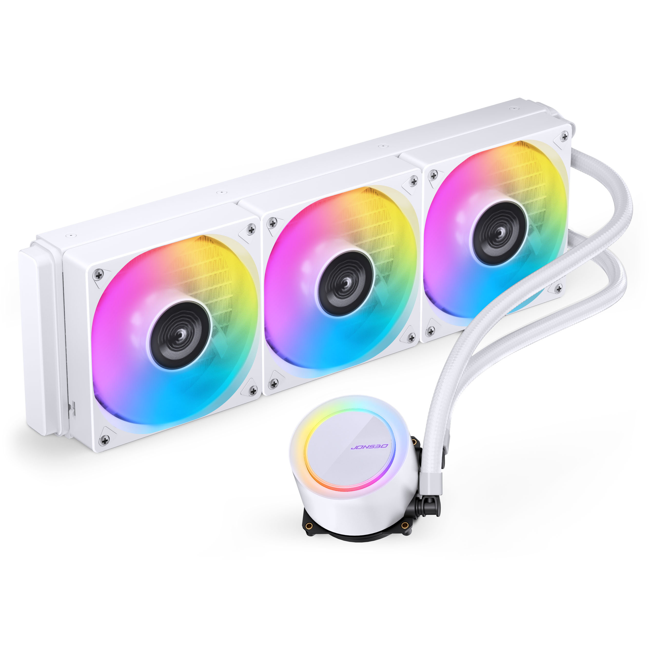 Picture of Picture of Water Cooler CPU Jonsbo TG-360 ARGB Branco - 360mm