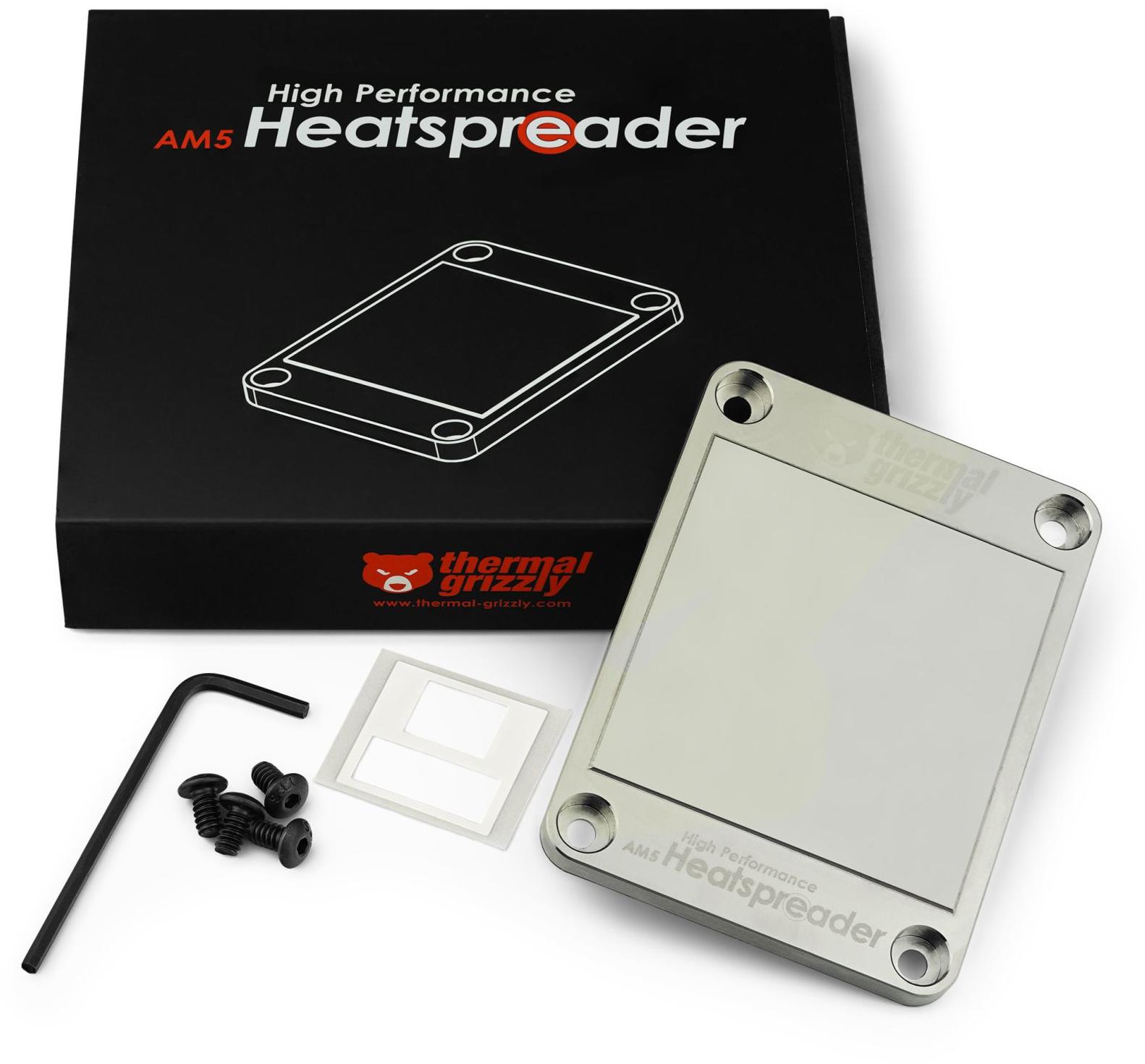 Thermal Grizzly - Heatspreader Thermal Grizzly de elevada performance para AM5
