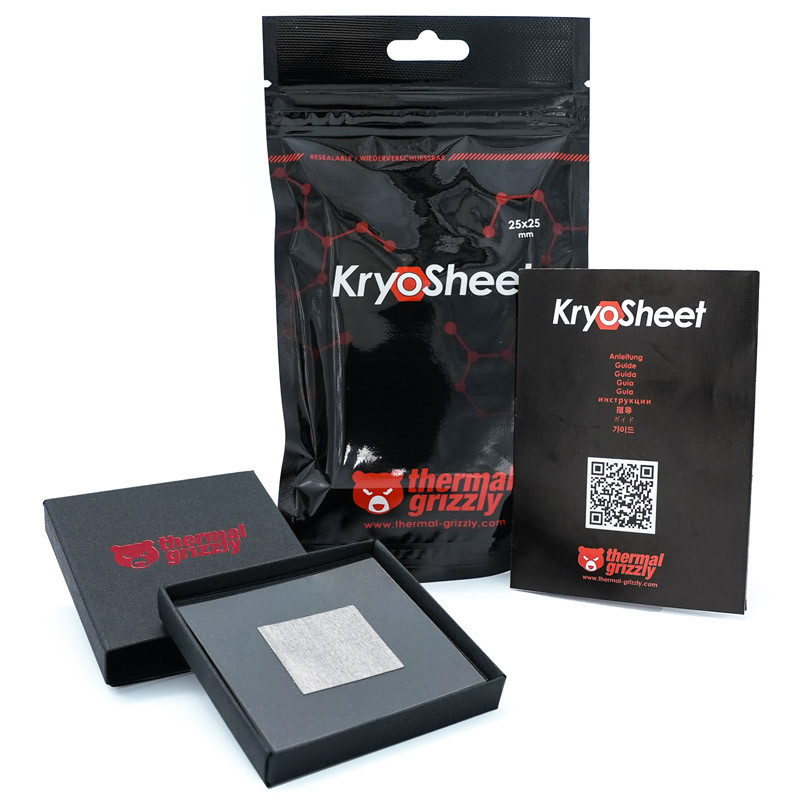 Picture of Picture of Thermal Pad Thermal Grizzly KryoSheet - 25 x 25 mm