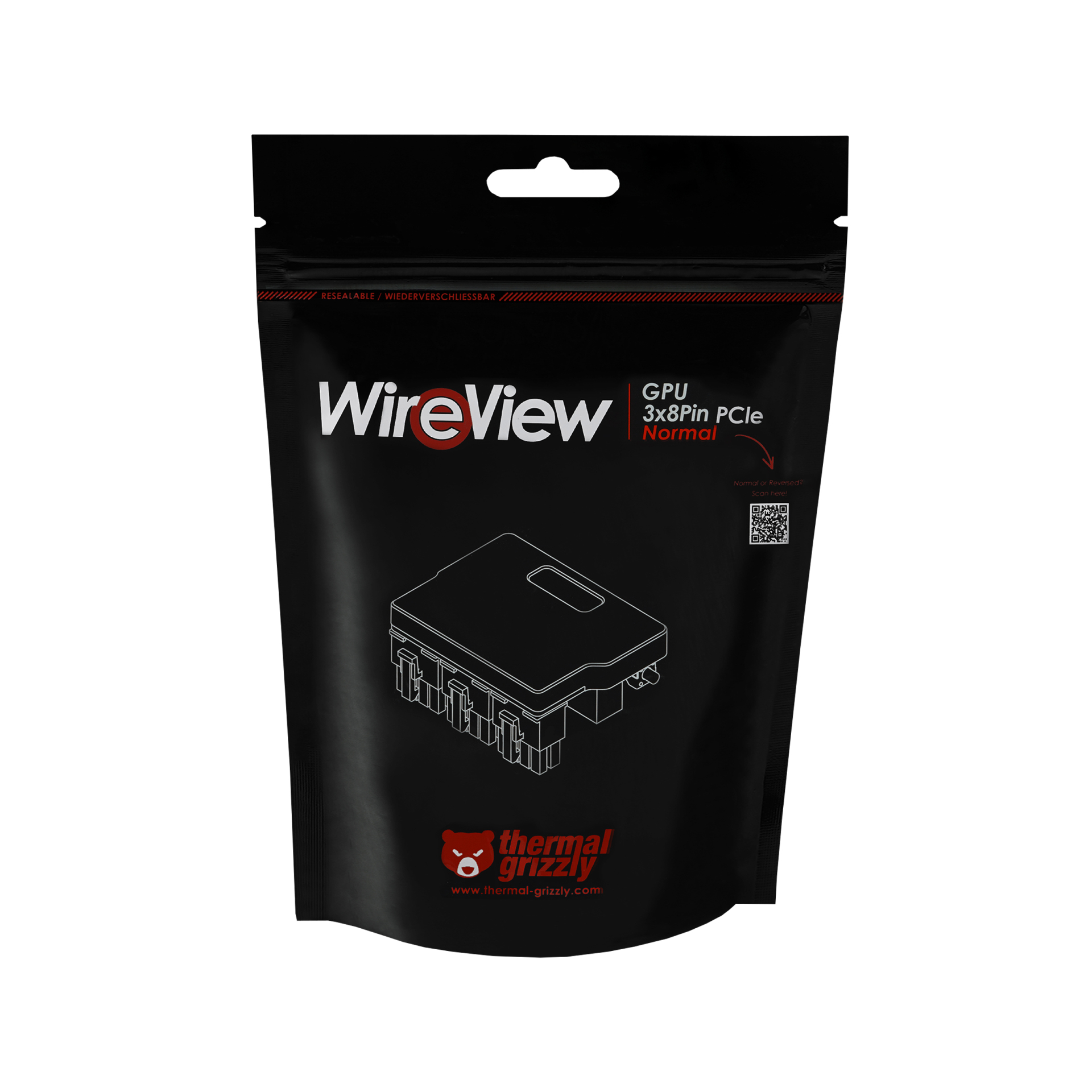 Thermal Grizzly - Thermal Grizzly WireView GPU 3x8Pin PCIe Normal