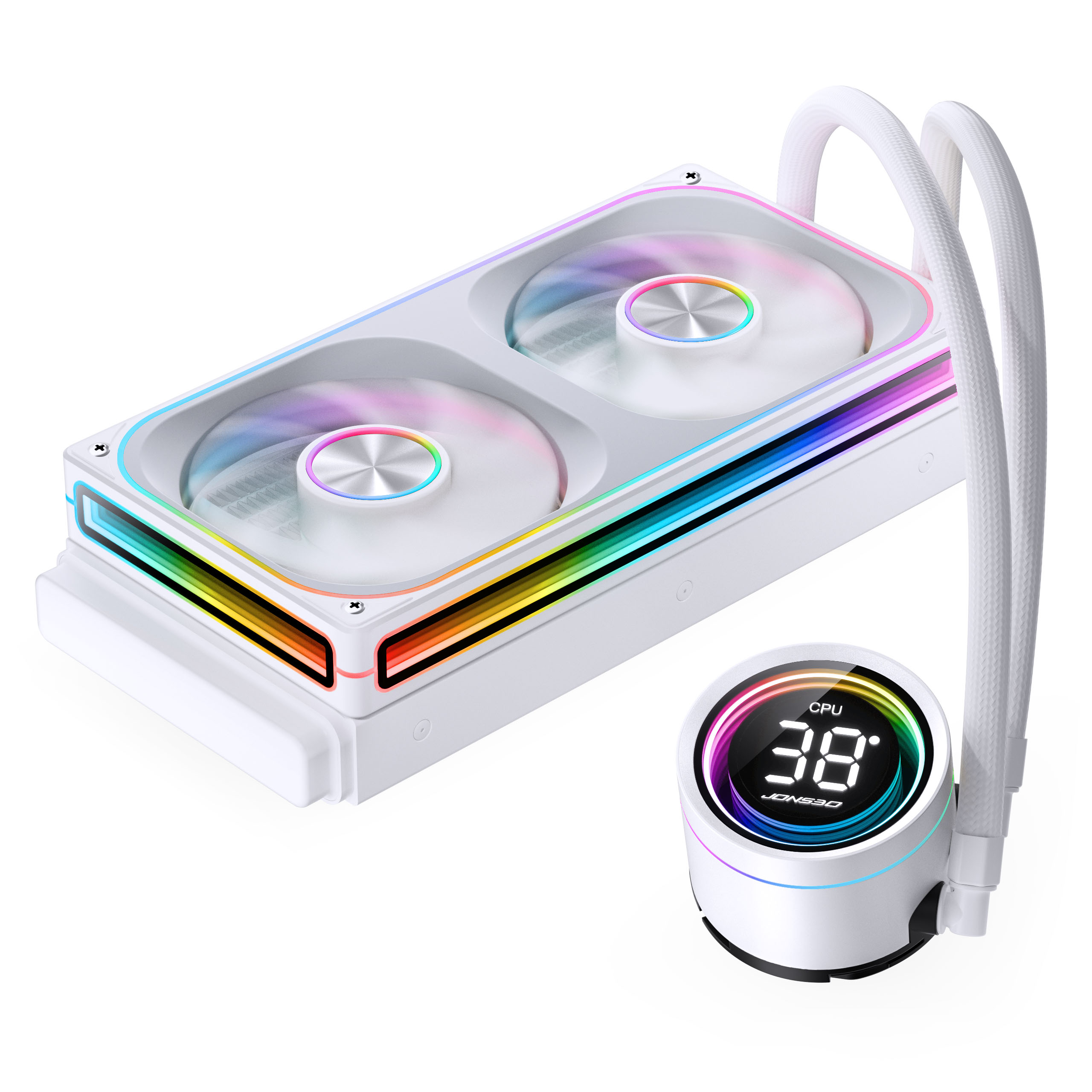 Jonsbo - Water Cooler CPU Jonsbo TH-240 ARGB Branco - 240mm