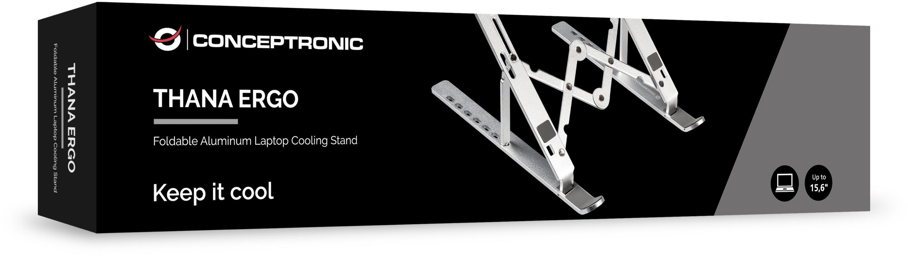 conceptronic - Suporte Elevatório Conceptronic para Portáteis Cinza