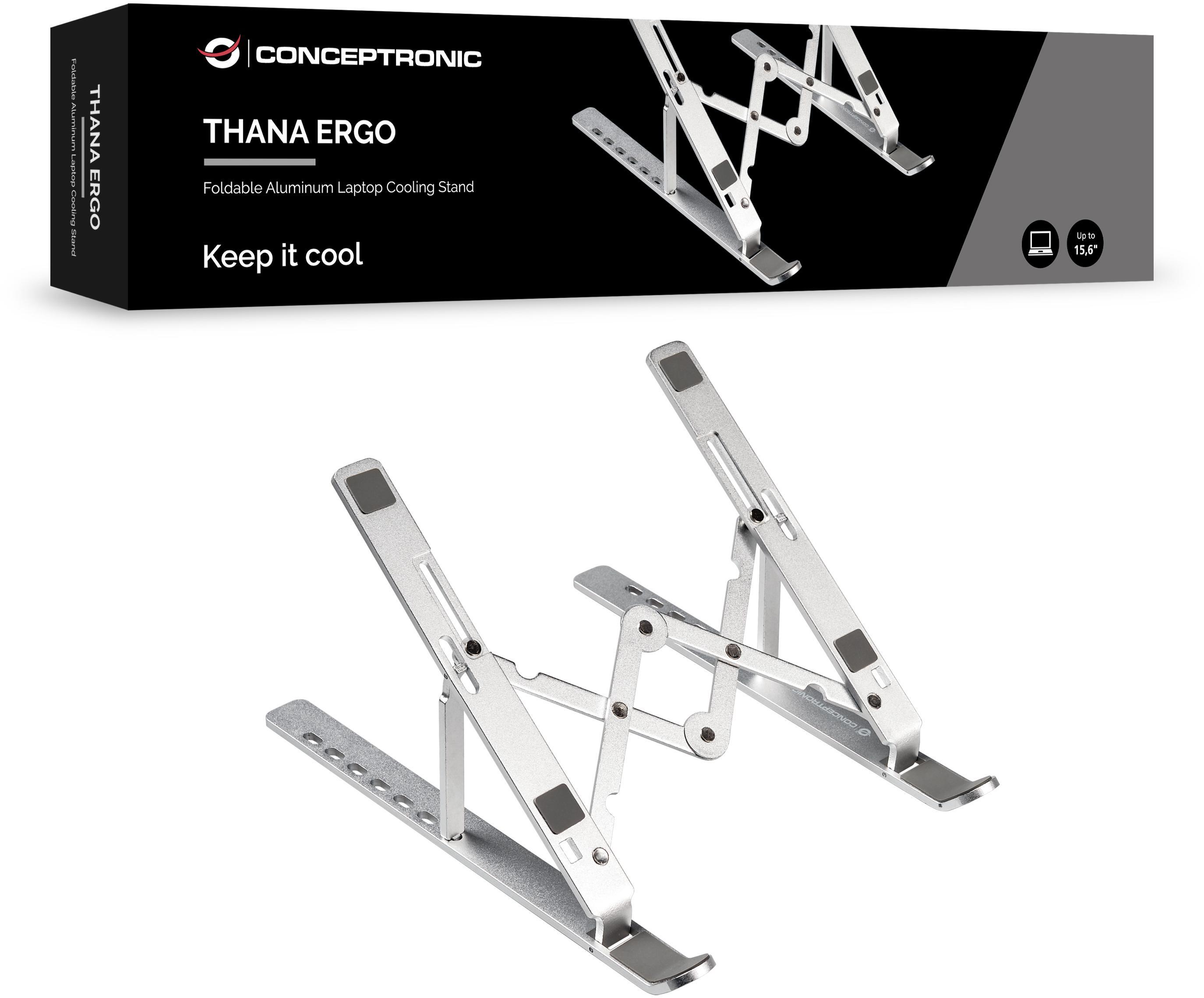 conceptronic - Suporte Elevatório Conceptronic para Portáteis Cinza