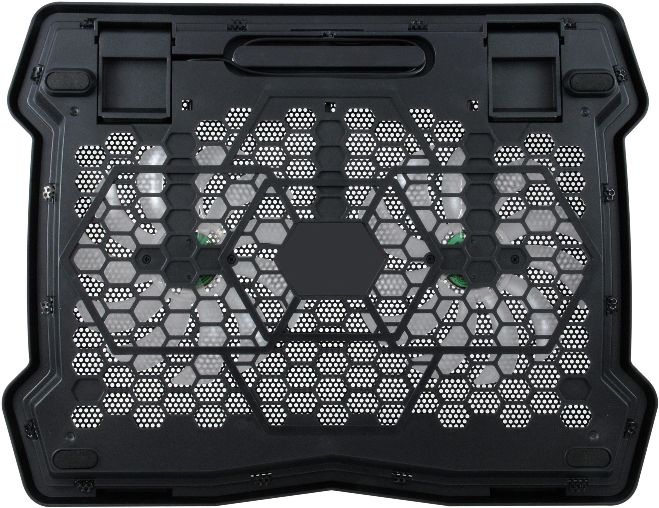 conceptronic - Cooler de Portátil Conceptronic com 2 Ventoinhas até 16"