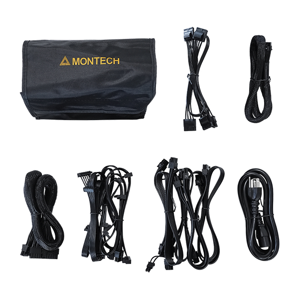 Montech - Fonte Modular Montech Titan 850W 80 Plus Gold PCIE5 (Cybenetics Gold)