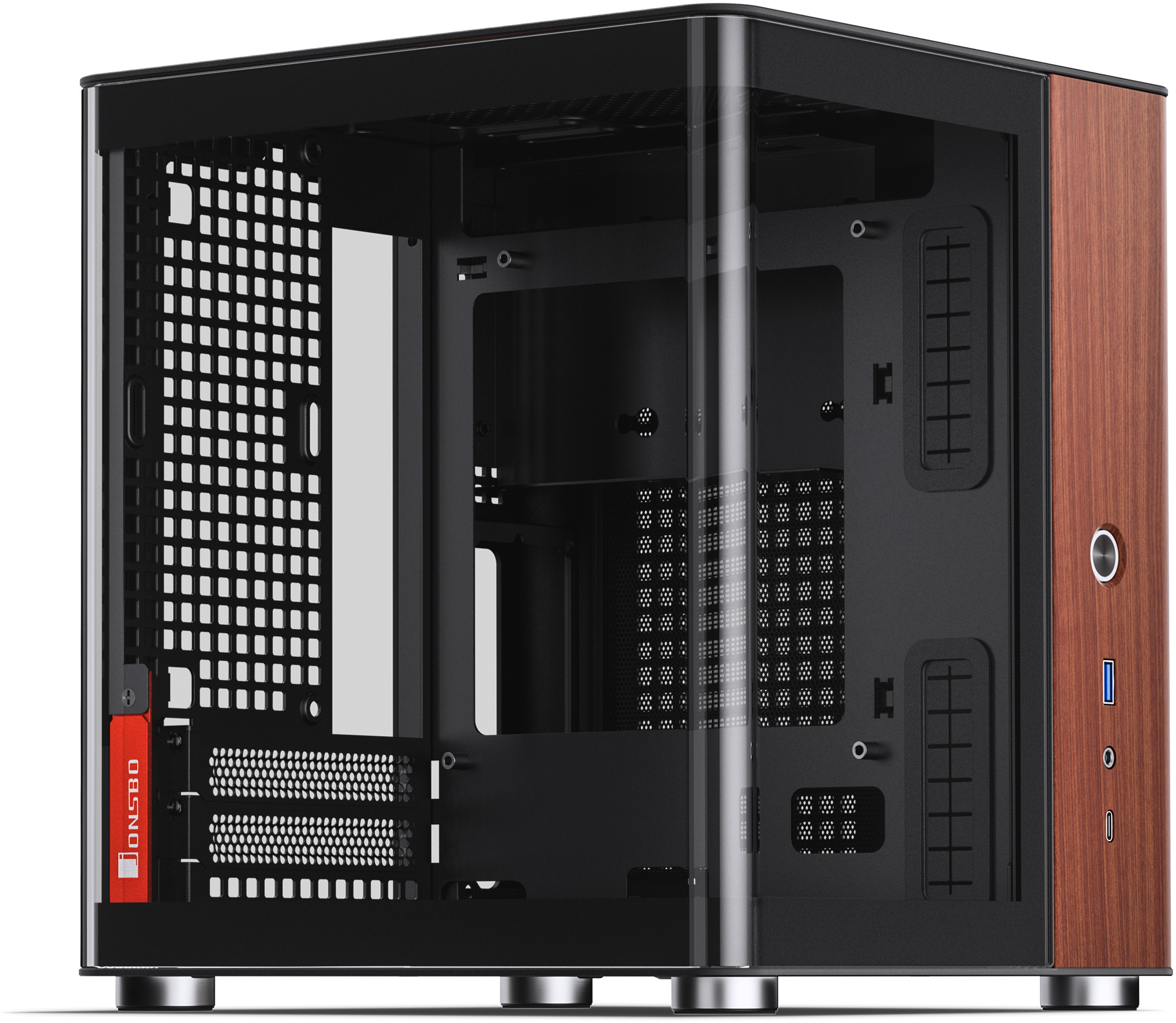 Picture of Picture of Caixa Mini-ITX Jonsbo TK-0 Preto