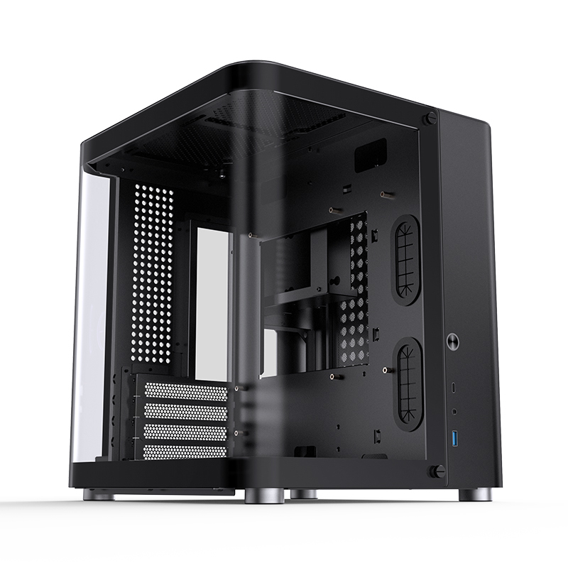 Picture of Picture of Caixa Micro-ATX Jonsbo TK-1 2.0 Vidro Temperado Preto