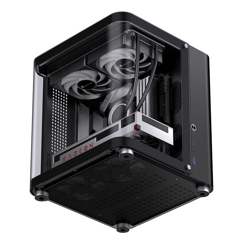 Picture of Picture of Caixa Micro-ATX Jonsbo TK-1 2.0 Vidro Temperado Preto