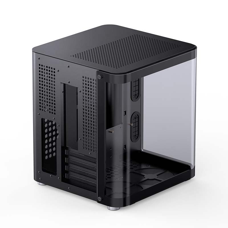 Jonsbo - Caixa Micro-ATX Jonsbo TK-1 2.0 Vidro Temperado Preto