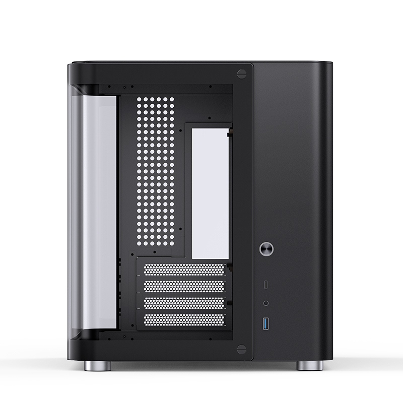 Jonsbo - Caixa Micro-ATX Jonsbo TK-1 2.0 Vidro Temperado Preto