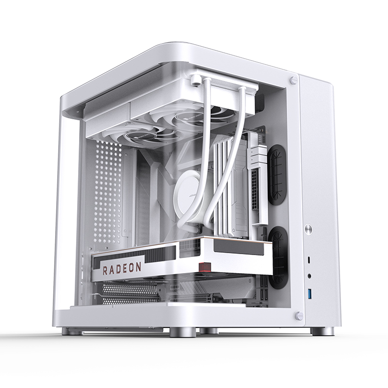Jonsbo - Caixa Micro-ATX Jonsbo TK-1 2.0 Vidro Temperado Branco