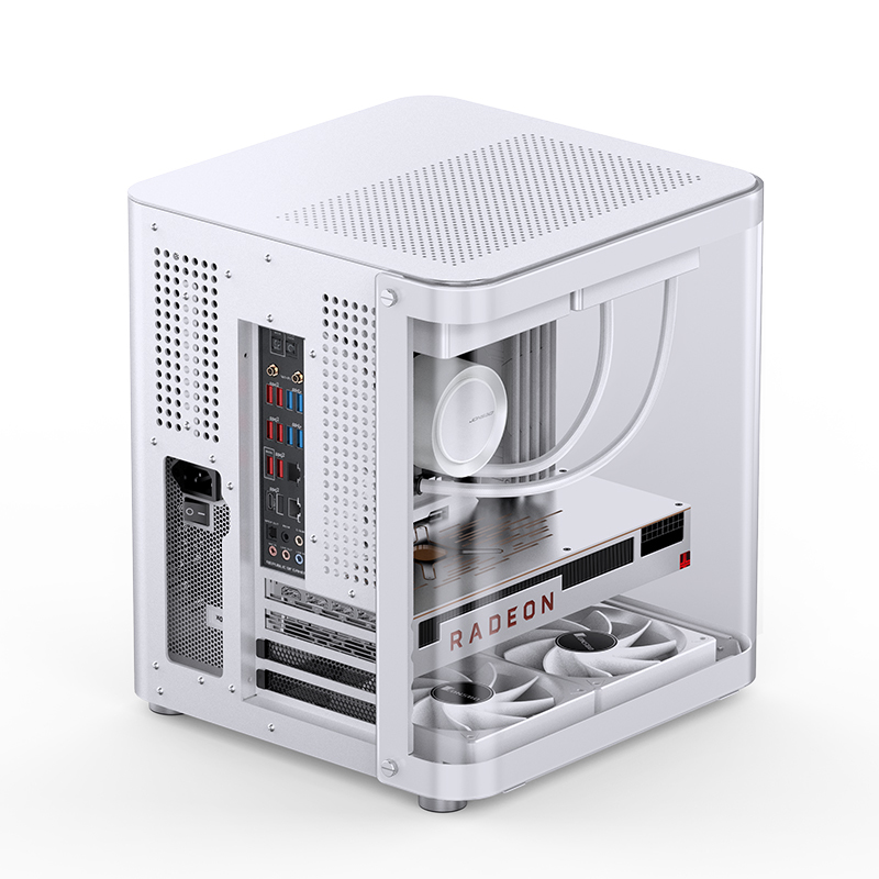 Jonsbo - Caixa Micro-ATX Jonsbo TK-1 2.0 Vidro Temperado Branco