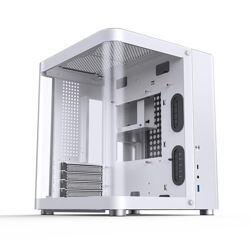 Jonsbo - Caixa Micro-ATX Jonsbo TK-1 2.0 Vidro Temperado Branco
